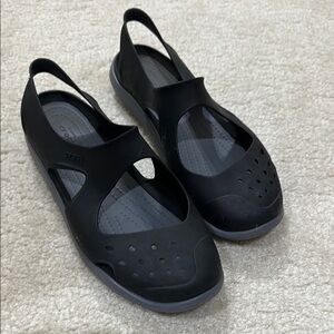 CROCS Black Comfortable Clogs